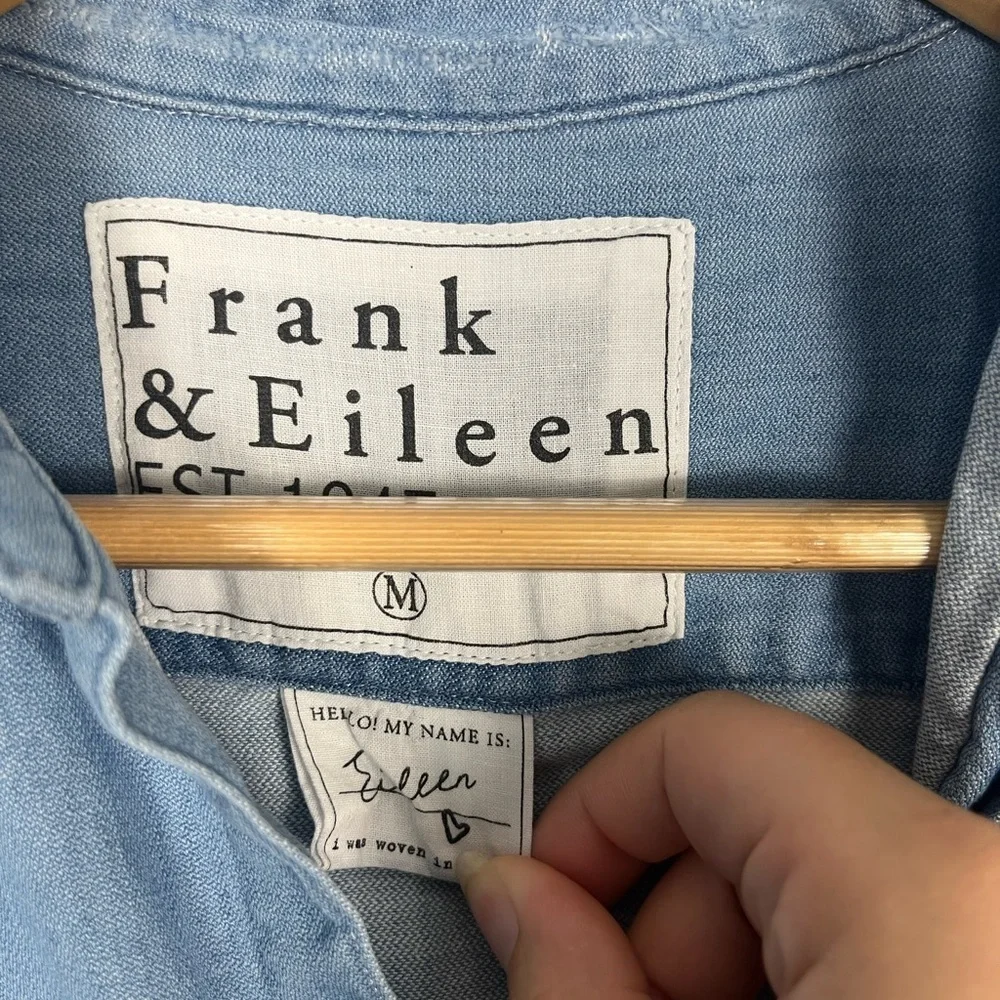 Frank & Eileen button down size M dip dye Long Sleeve Cotton